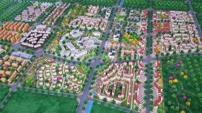 城市规划沙盘01